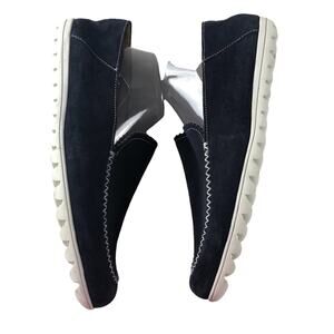 Hunter Men’s Navy Suede Driving shoes 12